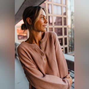 Brand New People Hailee Sweater Set in Dusty Himalayan Size Small